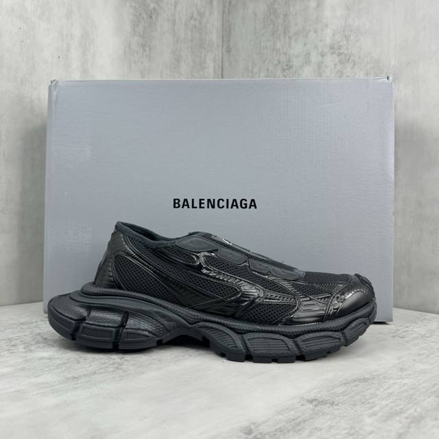 新款上架Balenciaga 3Xl Slip On 官方同步 巴黎世家 圆领 十代潮流跑鞋 W3Xso1000尺码：35 36 37 38 39 40 41