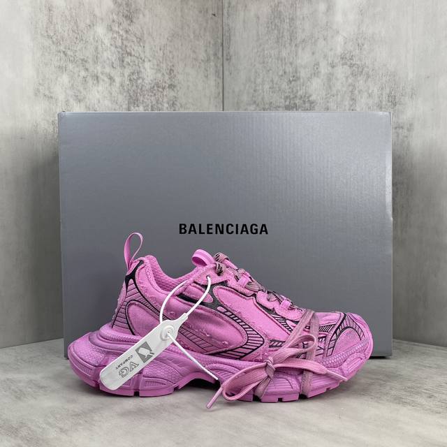 新款上架Balenciaga 3Xl 系带做旧老爹鞋原材料组装独家首发 权威实拍 1:1比例克重 原装鞋垫 正确做旧效果 中底搭载轻量发泡eva缓震中底 组合防