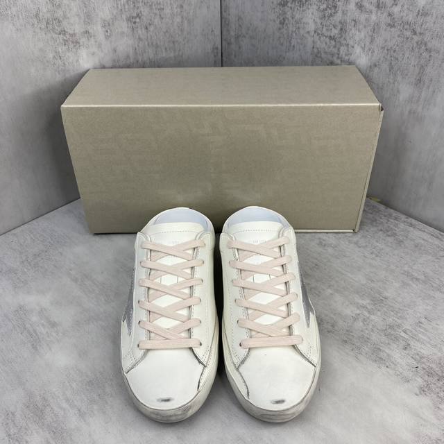 新款上架 Golden Goose Ggdb百搭两穿休闲鞋 追求“完美的不完美”、品牌标志性的lived-In 岁月留痕，做旧处理和独特的星星元素，是意大利手作