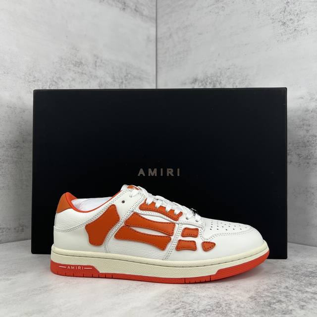 新款上架 灭世版本 直接冲正 Amiri 21Ss Skel-Top骨头鞋 原装模具 楦头 高端订单 专供国外 非市场通货版本 新配色陆续上架 尺码：35-45