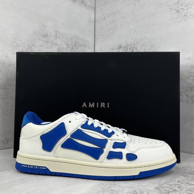 新款上架 灭世版本 直接冲正 Amiri 21Ss Skel-Top骨头鞋 原装模具 楦头 高端订单 专供国外 非市场通货版本 新配色陆续上架 尺码：35-45