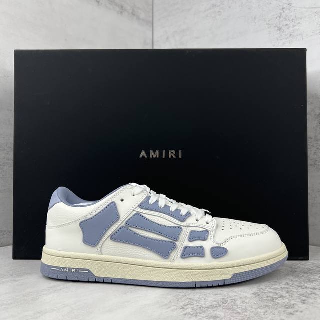 新款上架 灭世版本 直接冲正 Amiri 21Ss Skel-Top骨头鞋 原装模具 楦头 高端订单 专供国外 非市场通货版本 新配色陆续上架 尺码：35-45