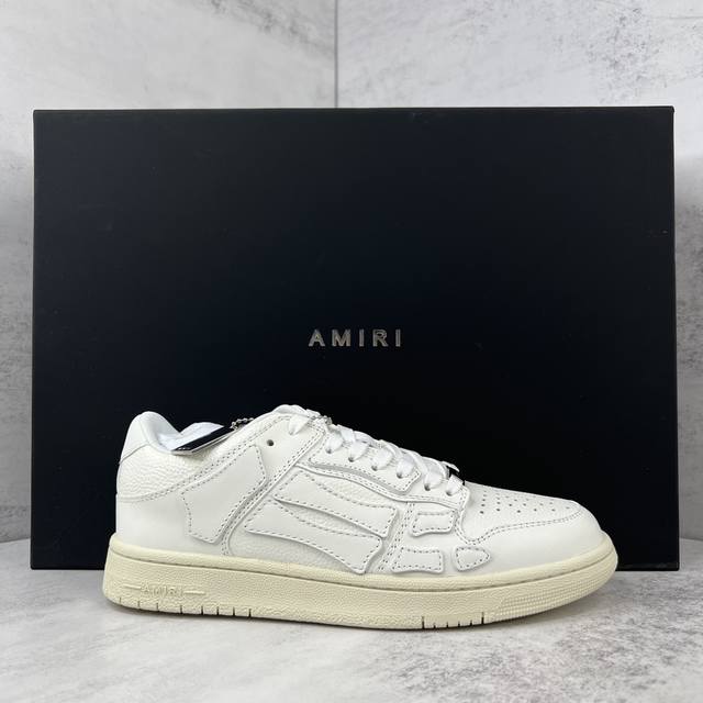 新款上架 灭世版本 直接冲正 Amiri 21Ss Skel-Top骨头鞋 原装模具 楦头 高端订单 专供国外 非市场通货版本 新配色陆续上架 尺码：35-45