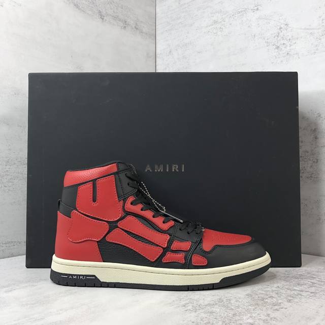 新款上架 灭世版本 直接冲正 Amiri 21Ss Skel-Top骨头鞋 原装模具 楦头 高端订单 专供国外 非市场通货版本 新配色陆续上架 尺码：35-45