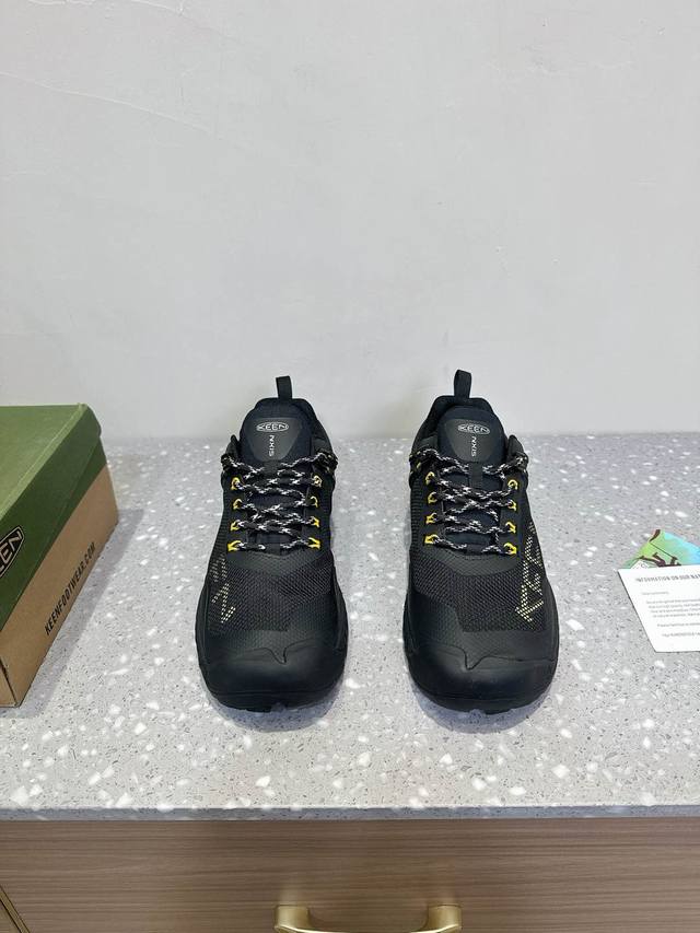 原单科恩 Keen Nxis Evo Wp 户外运动防水透气徒步鞋 低帮 男款Keen.All-Terrain全地形橡胶外底，结合4Mm多向凸起纹路一keen.