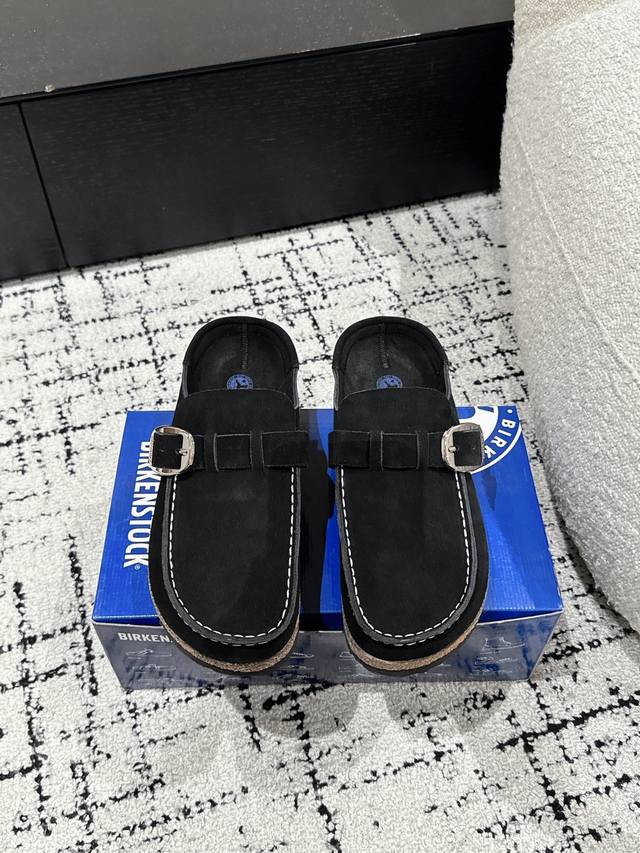 情侣款 顶级版本Birkenstock 勃肯 25 最新 Reykjavik 拖鞋日本也发售了，经典麂皮鞋面被橡胶包围，有种似曾相识的感觉但是又比传统半包更有视