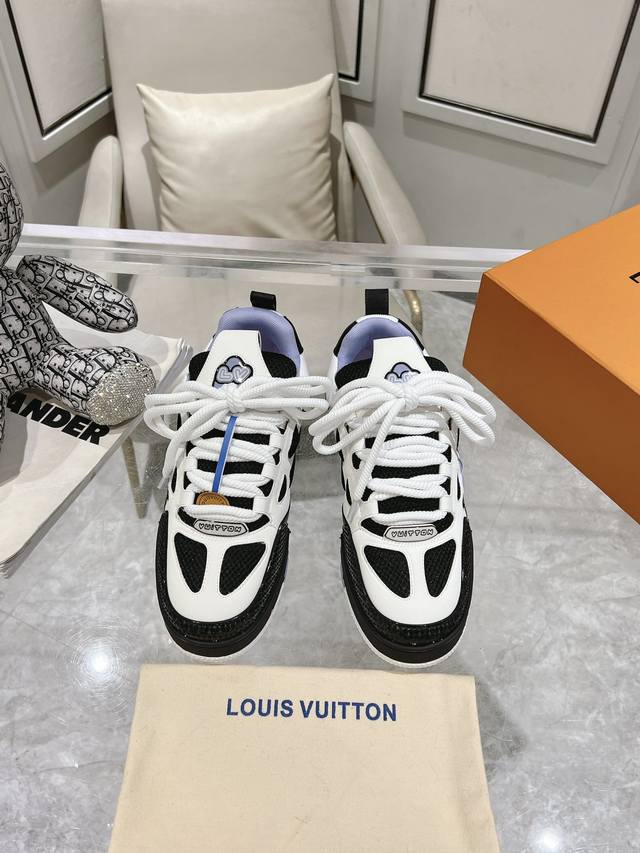 工厂价 Lv Aw23 Sk8面包鞋新款运动鞋 高品质新版面全系列发售～ 颜值确实堪称休闲界的天花板！ 对版高品质，颜色齐全！原版大底！ Size:35-45