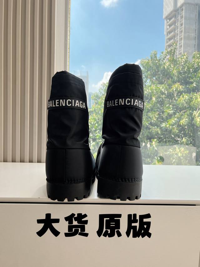 男10 偏大两个尺码G06所见即所得代购级别原版开发情侣款balenciaga巴黎世家滑雪系列skiwear最新款阿拉斯加雪地靴偏大两个尺码