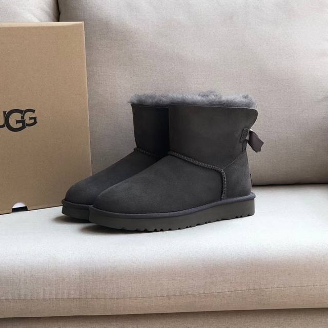 Ugg』莞产！短筒后蝴蝶结款！防水防污原单品质！ ‘时光不老，脚下不散’ 经典永恒市面独家品质24再次原版购入，货号6501！防水防污 独家品质！市面品质和咱家