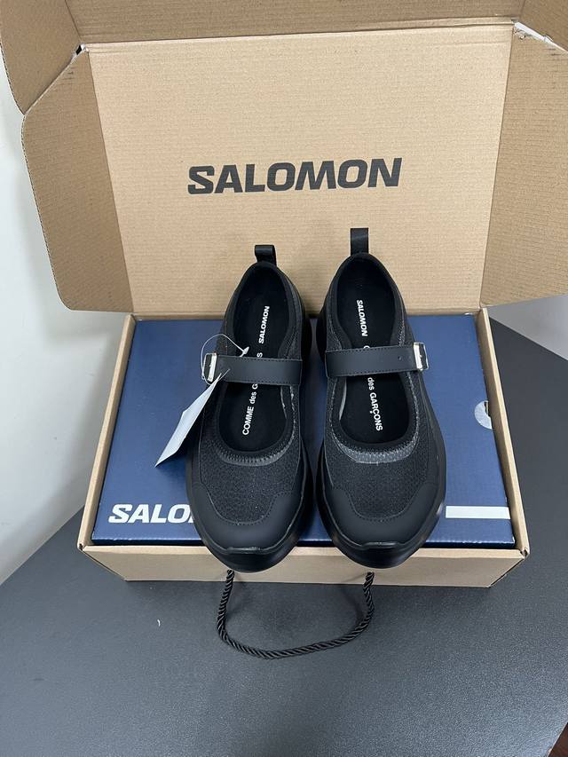 Salomon萨洛蒙 X Cdg联名款增高鞋居然超级超级轻看上去好像很重实际上脚特别的轻走路也不打脚瞬间增高7Cm哈哈值得推荐一个大大的赞Size 34-40