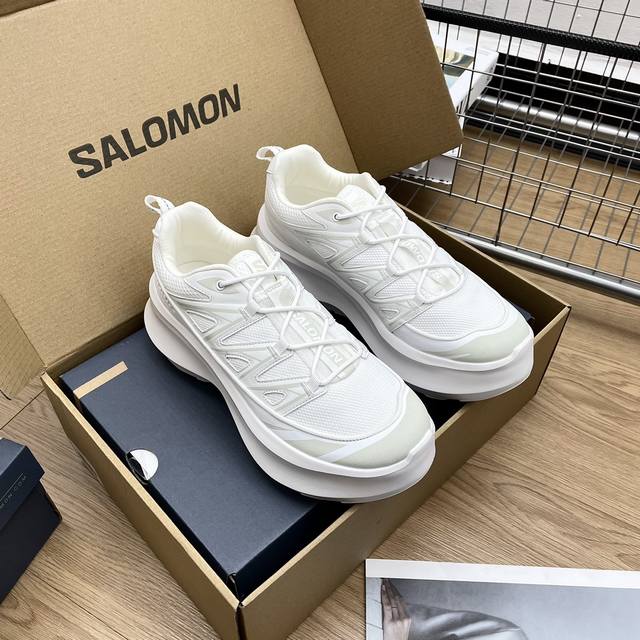 飞机盒包装 代购级cdg X Salomon 萨洛蒙 联名款xt-6 系列 厚底 休闲 运动鞋Dd 大厂顶级高端品质代购品质～出入无压力～Dd面料: 原版定制进